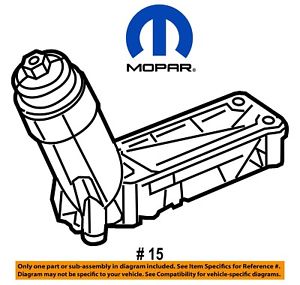 300x285 For Dodge Jeep Chrysler Engine Oil Filter Adapter Oem