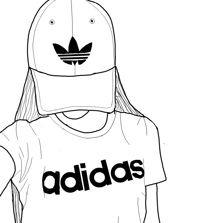 720x720 Tumblrgirl Drawing Adidas Nosponsor Cute People Girl