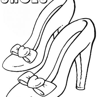 336x336 Printable Coloring Pages Of Shoes Colouring Ballet Adidas Jordan