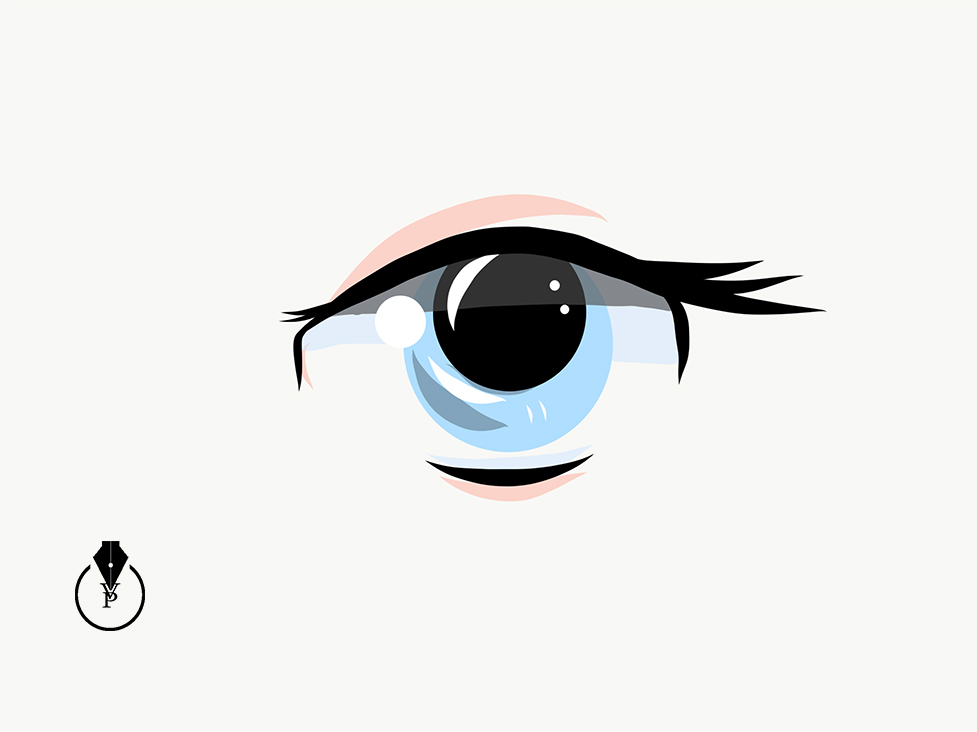 977x732 Drawing Manga Eye In Adobe Illustrator Draw On Behance