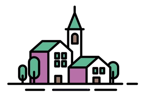 500x354 Draw A Simple Village Illustration In Adobe Illustrator