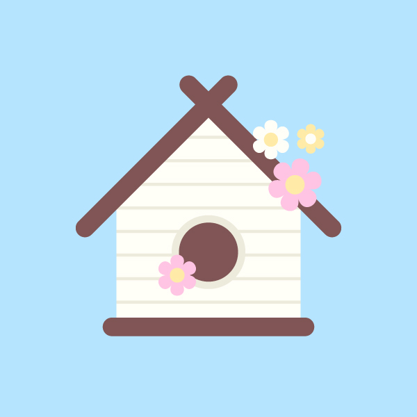 600x600 How To Illustrate A Birdhouse In Simple Steps!