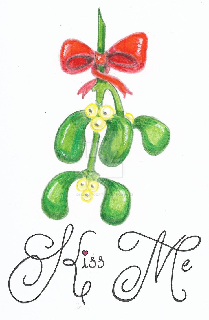 722x1105 Christmas Advent Calendar Day Kiss Me