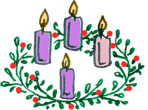 Advent Wreath Drawing | Free download on ClipArtMag