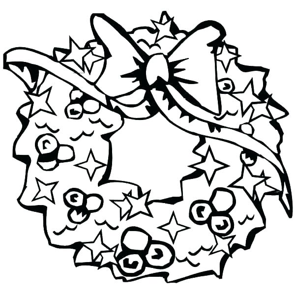 600x600 Wreath Colouring