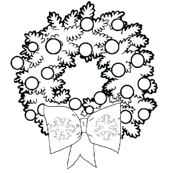 580x580 Advent Wreath Coloring