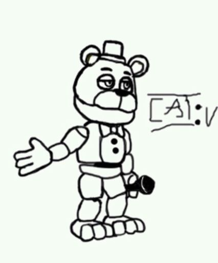 426x512 Freddybear Adventure Drawing Five Nights
