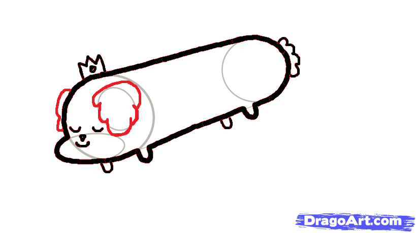 819x460 Step How To Draw Hot Dog Princess, Adventure Time
