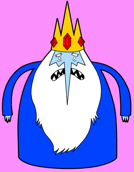 450x577 How To Draw The Ice King From Adventure Time With Easy Step