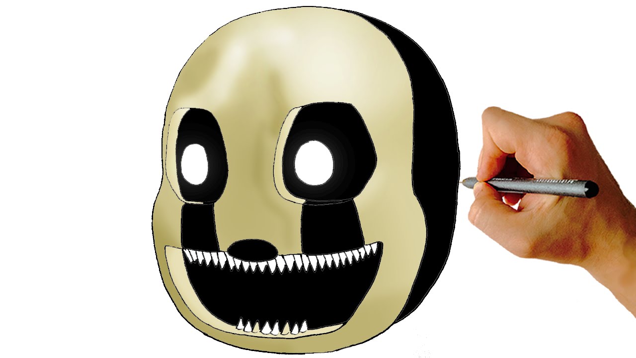 1280x720 How To Draw Adventure Nightmarionne From Fnaf World Characters