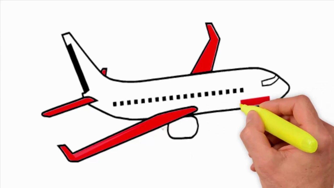 Aeroplane Drawing | Free download on ClipArtMag