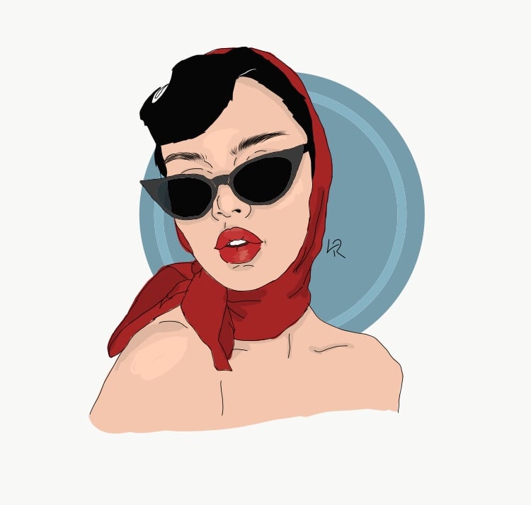 750x714 Image About Girl In Aesthetic Drawings