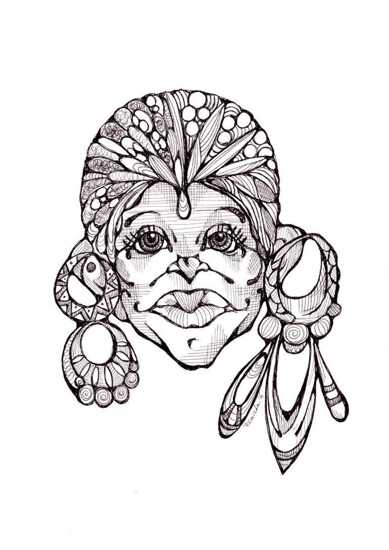 770x1089 Spirit Africa Drawing