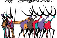 236x157 African Pencil Drawings Africa Continent Ancient Cave Bird Black