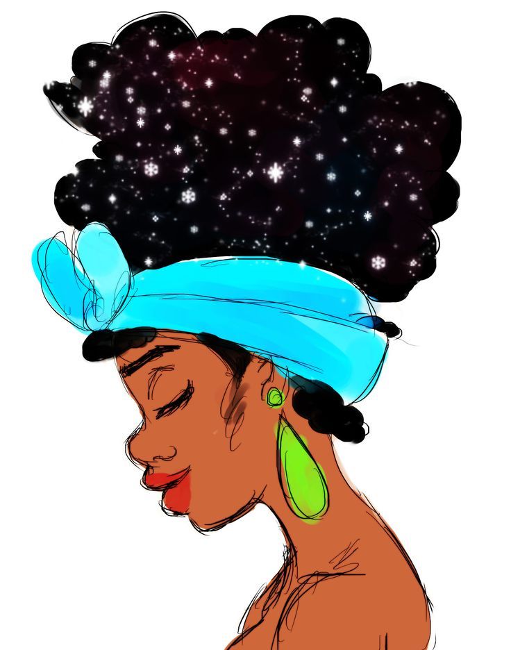 736x936 African Girl Cartoon Drawings