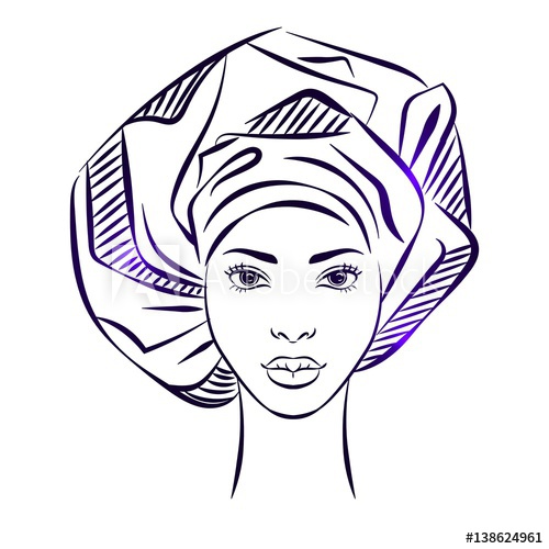 500x500 African Girl Face