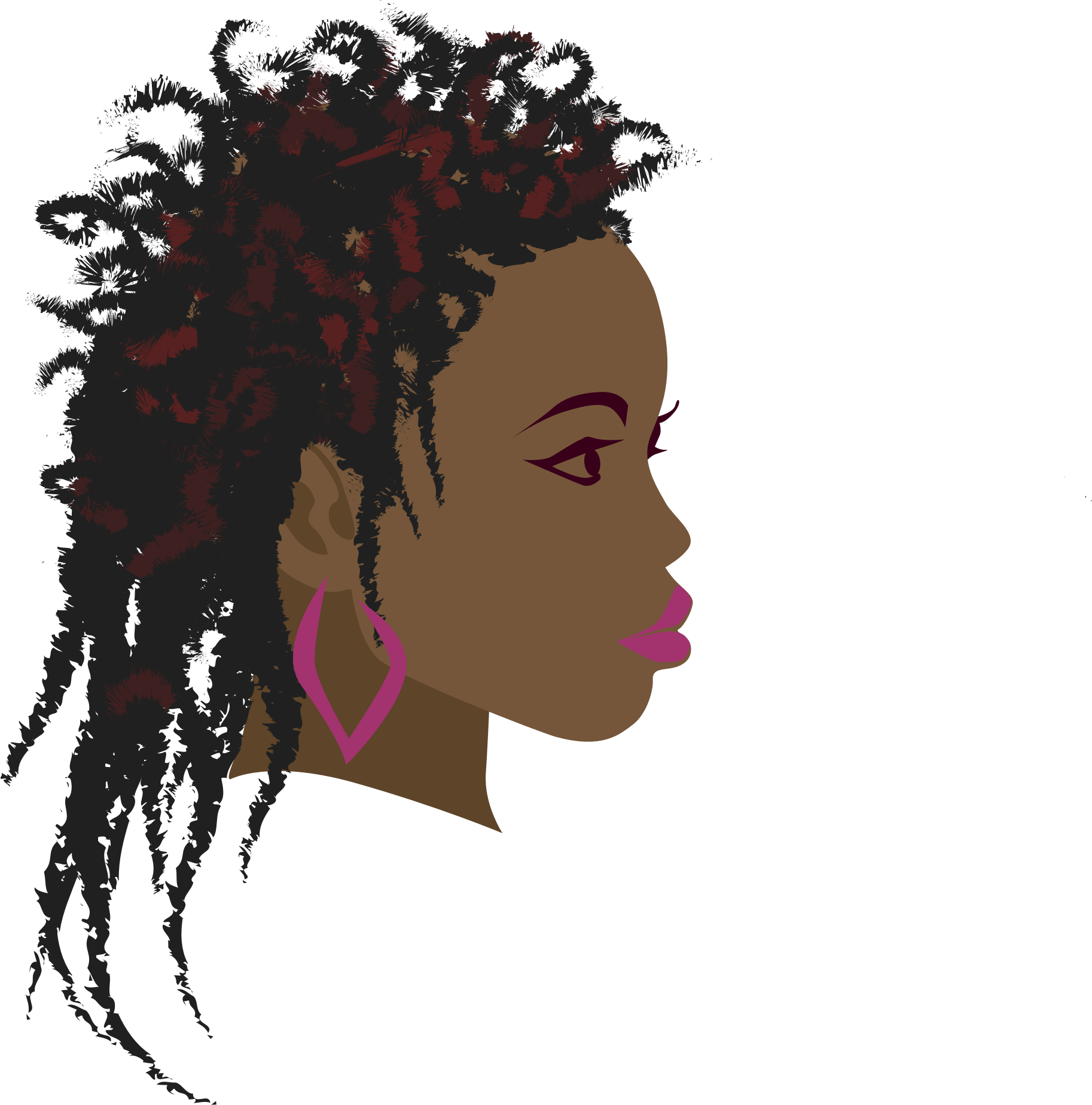 African Girl Drawing Free Download On Clipartmag