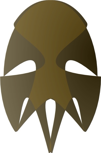 396x600 Tribal African Mask Clip Art Free Vector In Open Office Drawing