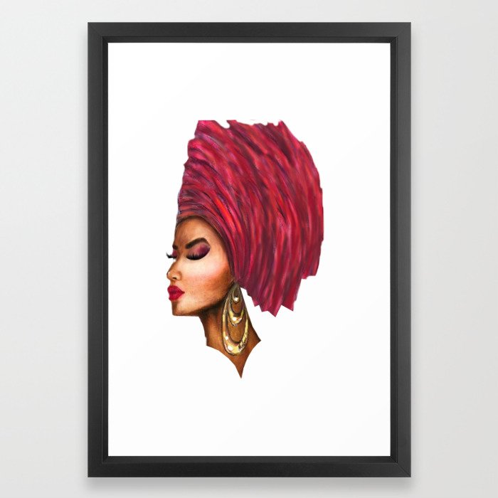700x700 African Queen Framed Art Print