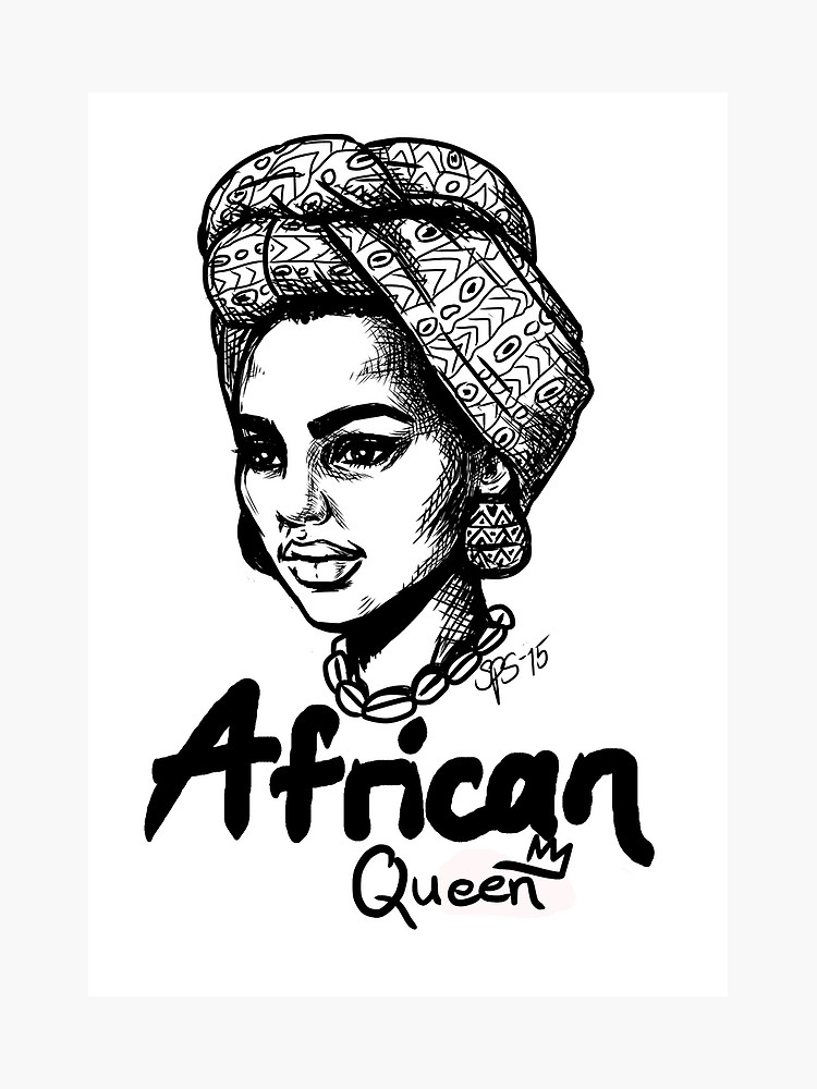750x1000 African Queen Photographic Print