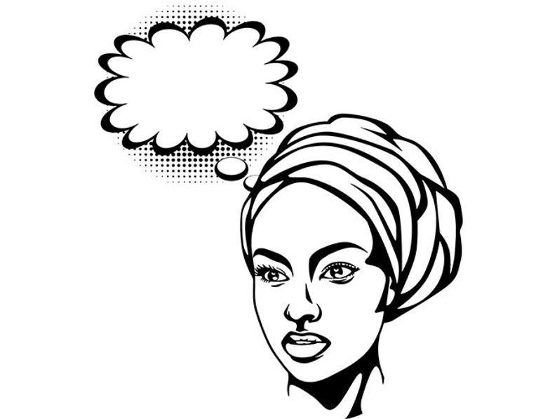 794x597 Afro Woman Princess Queen Turban Hair Beautiful African Etsy