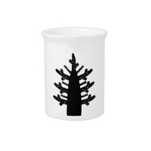 307x307 Tree Drawing Drink Pitchers Zazzle