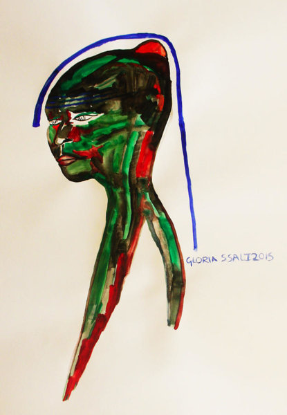 415x600 African Warrior Paintings