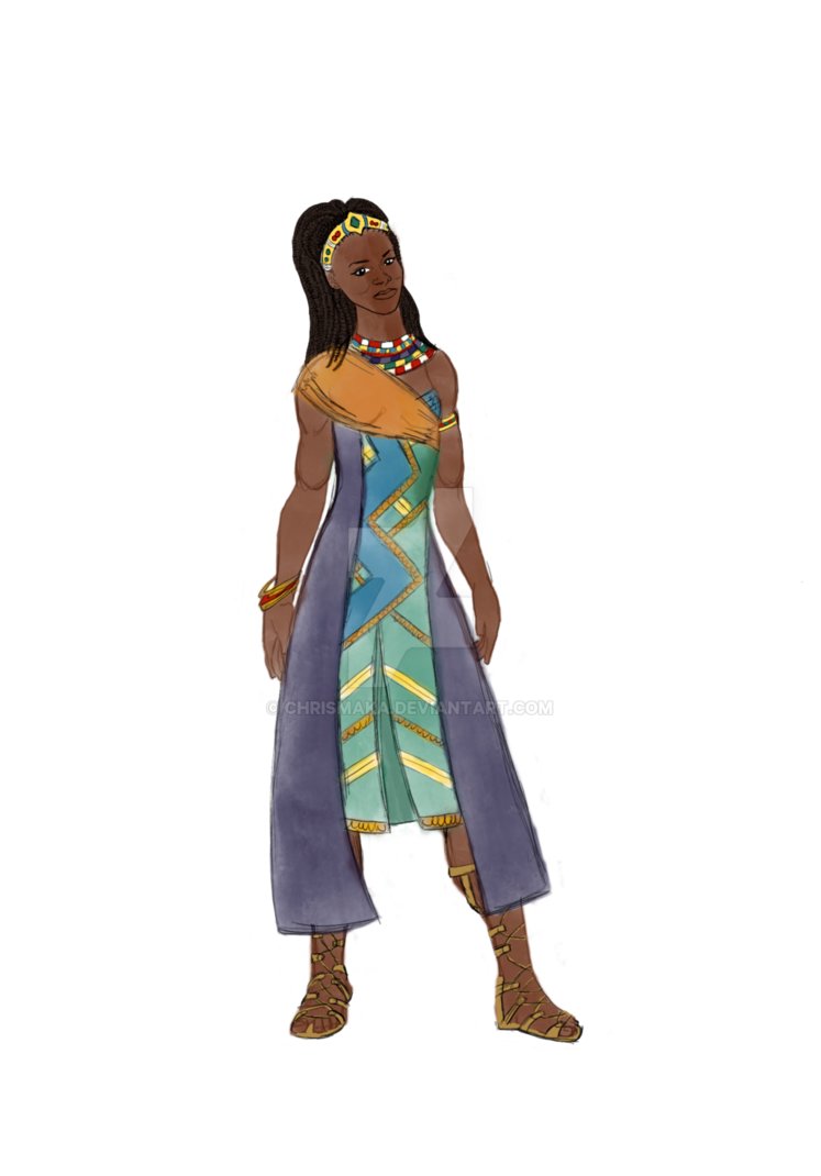 747x1070 African Warrior Woman