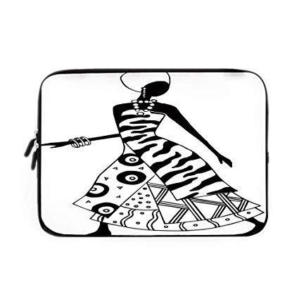 425x425 african woman laptop sleeve bag,neoprene sleeve case