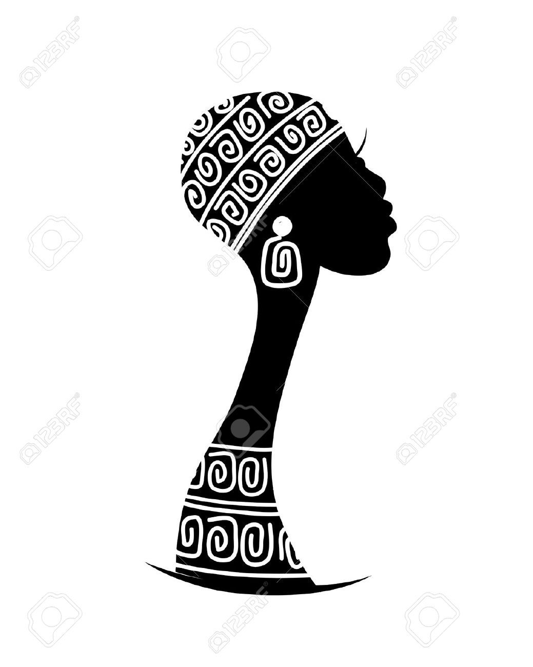 1039x1300 Tatt In Woman Silhouette, African Women