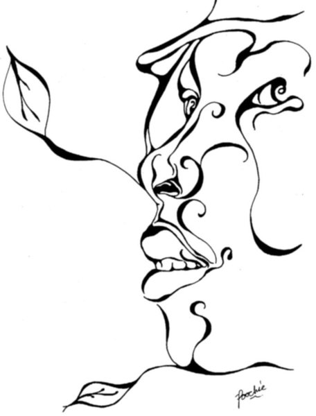 456x600 African Woman Drawings