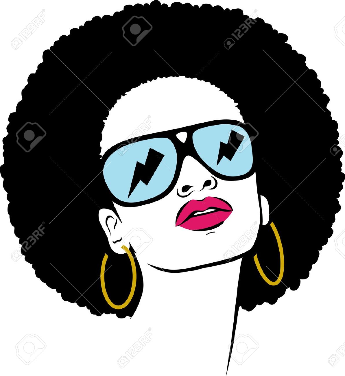 1193x1300 Afro Black Girl Clipart, Free Download Clipart