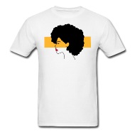 190x190 Afro Hair Girl Black Power Men's T Shirt Spreadshirt