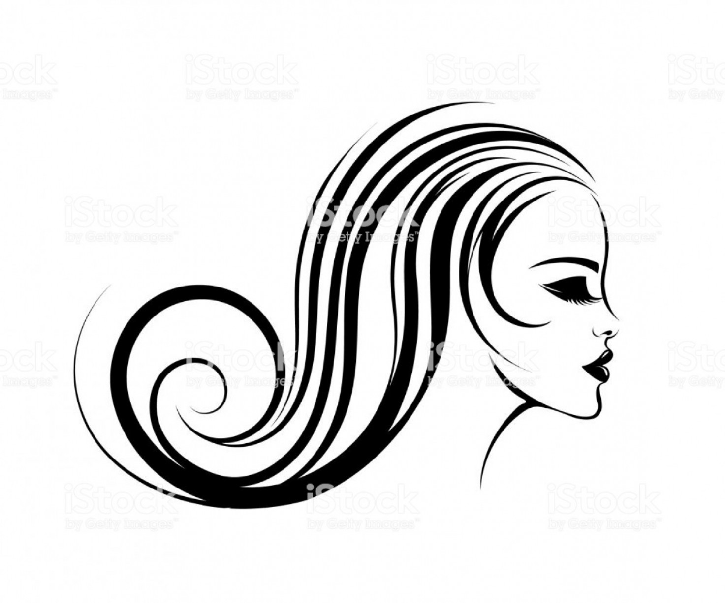 1473x1227 Black Hair Salon Vector Hoodamathrun