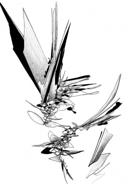 428x600 Asymmetrical Drawings Fine Art America