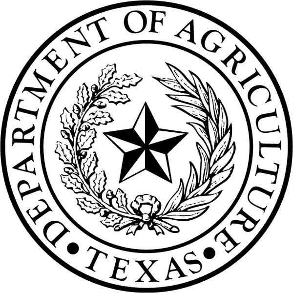 600x600 Texas Department Of Agriculture Free Vector In Encapsulated