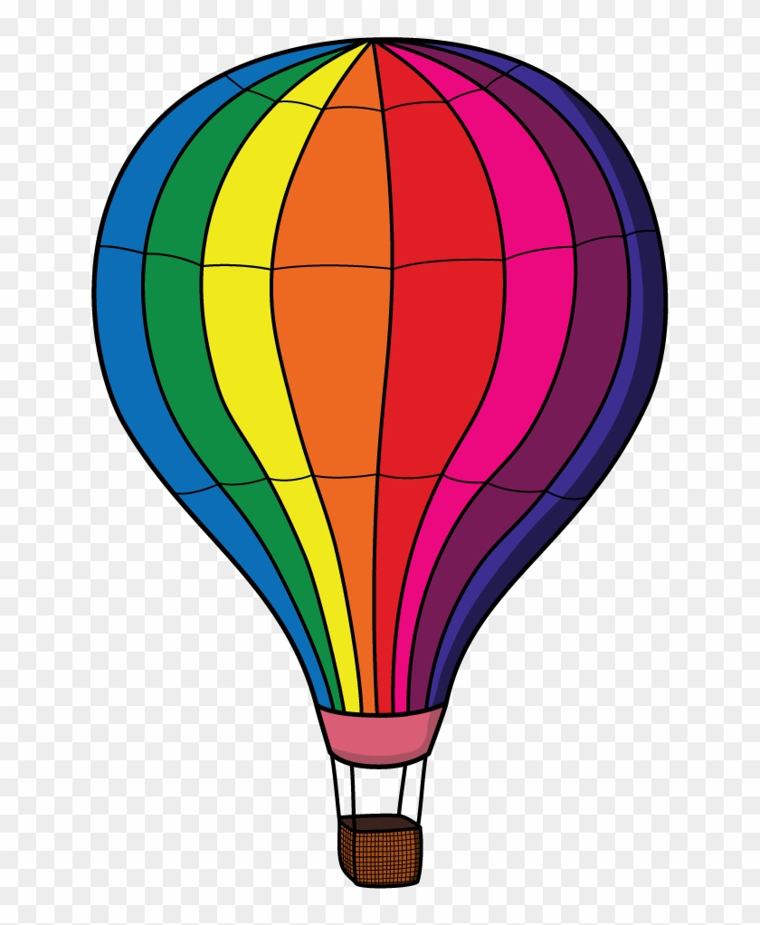 840x1022 Hot Air Balloon Easy Drawing, Hd Png Download