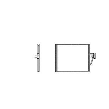 355x355 Van Wezel Condenser Air Conditioner Car