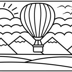250x250 Balloon Drawing Png Solidworks Color Cartoon Flying Away Hot Air
