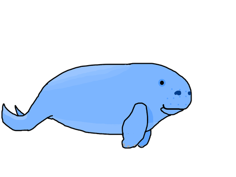 467x350 Collection Of Free Manatee Drawing Air Animal Download On Ui Ex