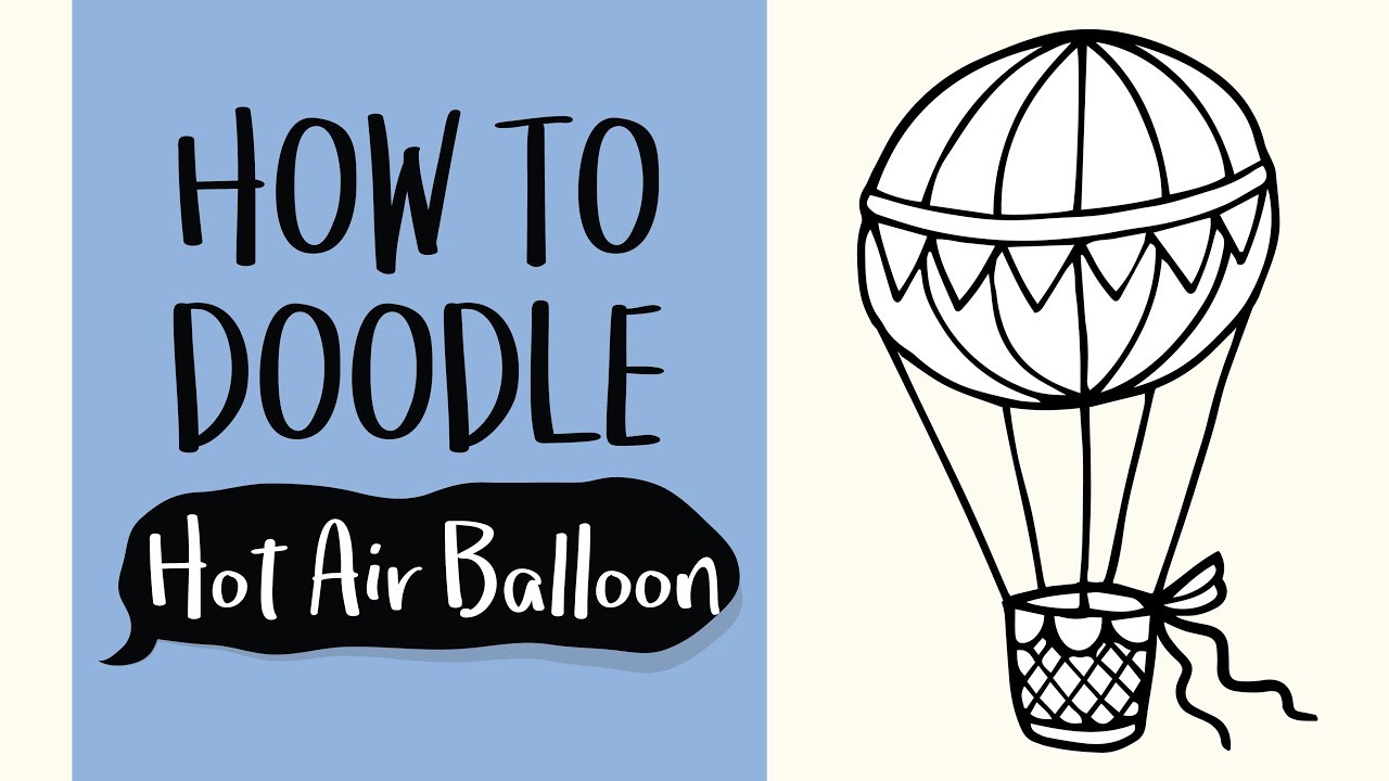 1280x720 How To Draw A Hot Air Ballon