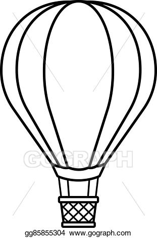 311x470 Huge Collection Of 'hot Air Balloon Line Drawing' Download More