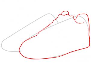 302x217 How To Draw Nike, How To Draw Air Force Ones, Step