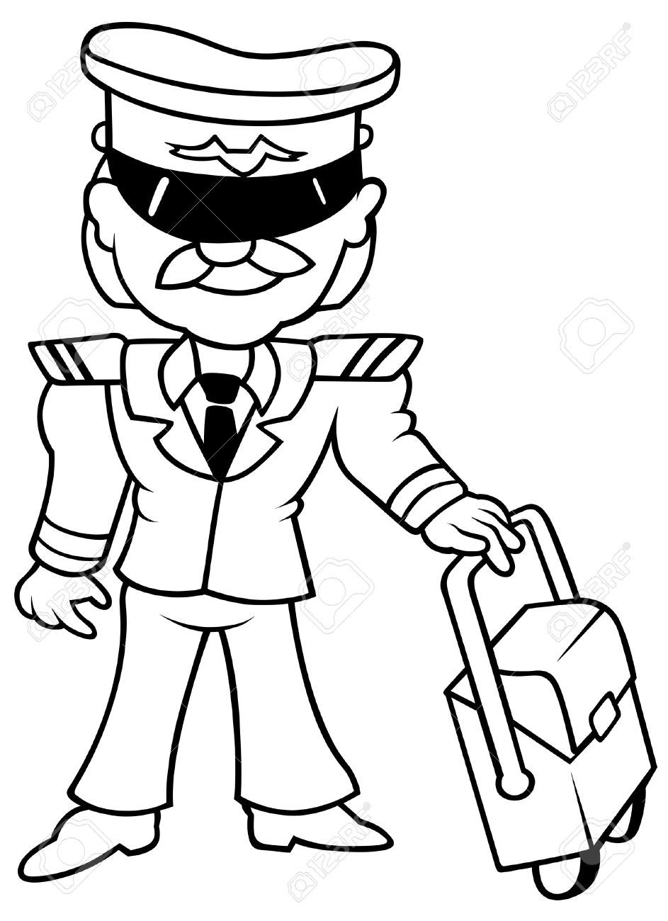 943x1300 Air Force Plane Drawing