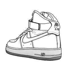 250x250 Drawing Shoes, Picture