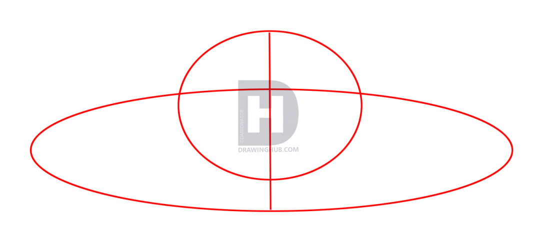 1080x483 How To Draw A Ufo, Step