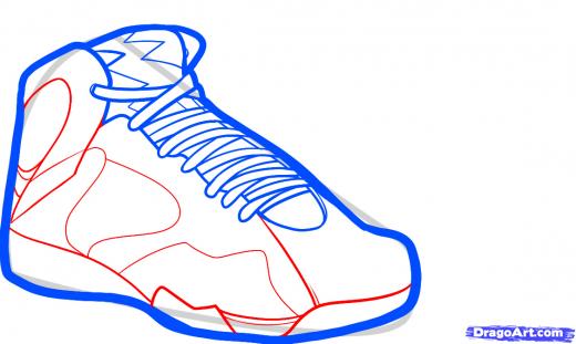 520x311 How To Draw Air Jordan