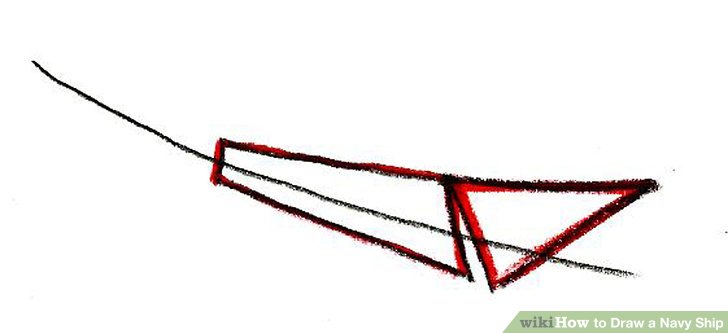 728x333 How To Draw A Navy Ship Steps