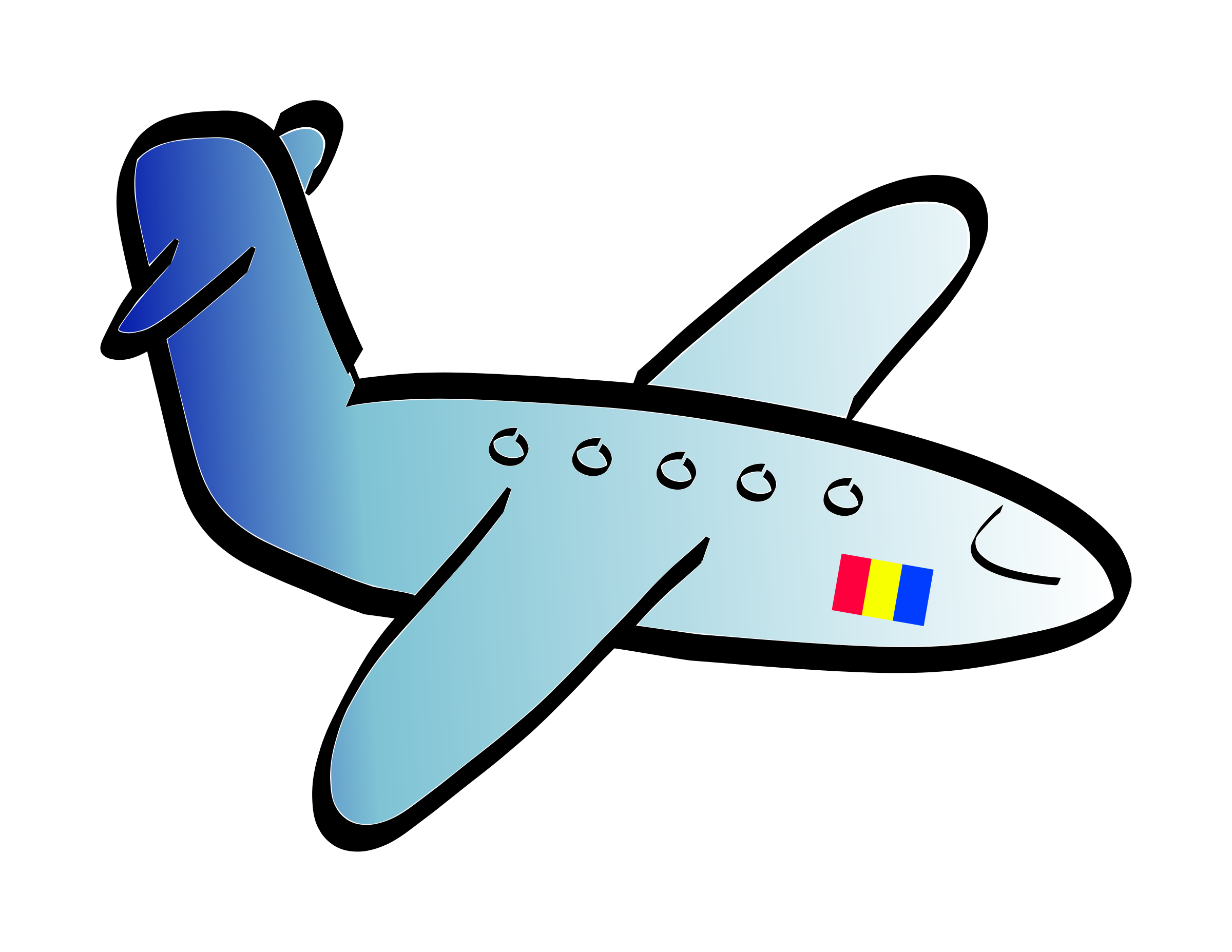 Simple Airplane Drawing | Free download on ClipArtMag