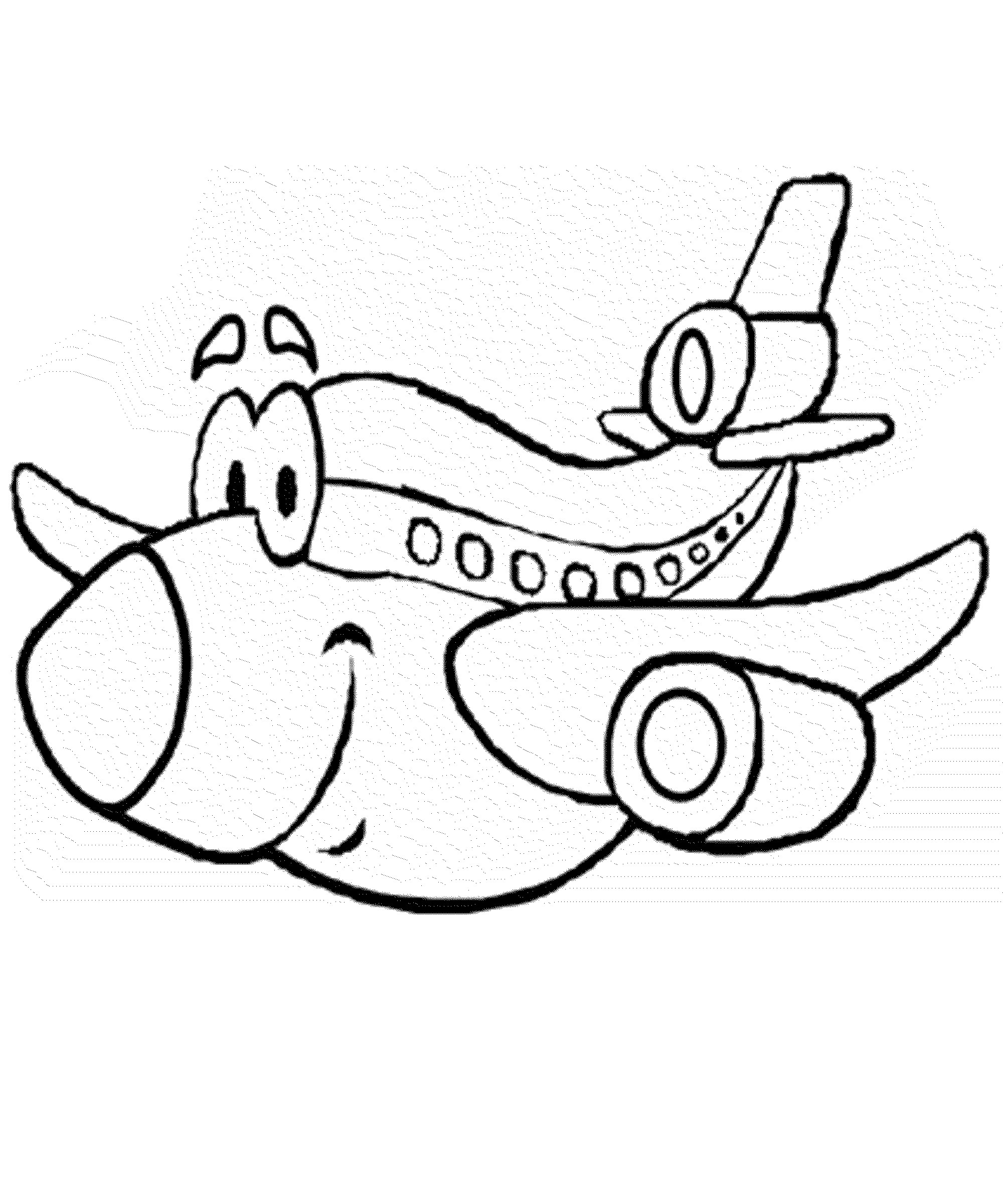 Airplane Drawing Cartoon | Free download on ClipArtMag